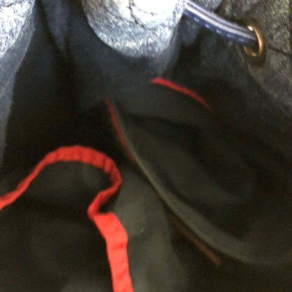 Tommy Hilfiger Blue Quilted Bucket Bag - Picture 7 of 8